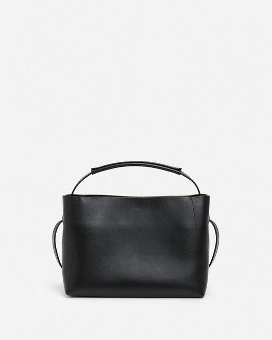 Hedda Midi Handbag Leather Black